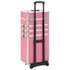 vidaXL Kosmetické pouzdro Aluminium Pink Náhled obrázku produktu 3