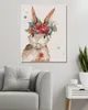 Zuty - Malen nach Zahlen - ELEGANTER HASE, 40x50 cm, ohne Produktbild-Vorschau 2