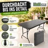 Buffettisch Klapptisch 180 x 75 cm Holzoptik klappbar Produktbild-Vorschau 3