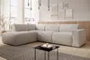 AX LIVING Couch Sofa L Form Didim L Taupe – 292 cm stilvoll Produktbild-Vorschau 1