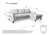 MIUFORM Charming Charlie - Ecksofa mit Bettfunktion und Produktbild-Vorschau 5