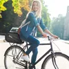 Torba na rower sakwa wodoodporna na bagażnik z paskiem 10l Podgląd zdjęcia produktu 6