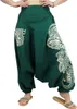 Weite Aladinhose | Haremshose mit Tasche | Pluderhose mit Produktbild-Vorschau 2