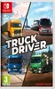 Collage of four different trucks with a Nintendo Switch logo and game title. Náhled obrázku produktu