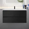 Badmöbel Set HUTI-Serie 80cm Keramik Waschbecken mit Produktbild-Vorschau 1