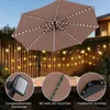 COSTWAY Slunečník 300 cm s LED, 9 režimů, pytle s pískem a Náhled obrázku produktu 5