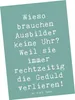 Mr. & Mrs. Panda Postkarte Spruch Ausbilder Geduld - Produktbild-Vorschau 1