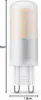 Philips LED lampadina standard 60W G9 bianco caldo non dim Anteprima dell’immagine prodotto 3
