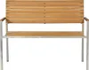 home24 Gartenbank - Teak Massiv / Edelstahl Produktbild-Vorschau 5