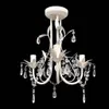 vidaXL Lustre Lampe suspendue cristal Lampe lustre blanc Voir les images du produit 2