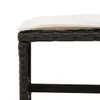 13-tlg. Garten-Essgruppe mit Kissen Schwarz Poly Rattan Produktbild-Vorschau 7