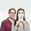 Mr. & Mrs. Panda Postkarte Schnabeltier Mut - Weiß - Produktbild-Vorschau 4