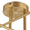 Lindby Deckenleuchte Aloria, 6-flammig, gold, Metall, E27 Produktbild-Vorschau 6