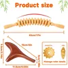 Faszienrolle, Faszien Massageroller, Faszienstab, Holz Produktbild-Vorschau 6
