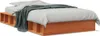 Design Massivholzbett Wachsbraun 75x190 cm Kiefer, Produktbild-Vorschau 1