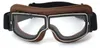 Retro Motorradbrille braun, Antibeschlag, UV400 Schutz, Produktbild-Vorschau 1