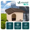 VOUNOT® Casa per gatti e cani da interno e da esterno, casa Anteprima dell’immagine prodotto 11