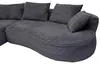 Sofa HWC-P19, kanapa 3-osobowa, sofa wypoczynkowa, obita Podgląd zdjęcia produktu 12