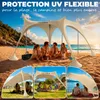 ELONEO, voile de protection solaire Strandzelt, indice de Voir les images du produit 6