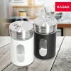 KADAX solnička a pepřenka "Galdo", šejkr ze skla a nerezové Náhled obrázku produktu 7