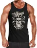Herren Tank-Top Vikings Skull Wikinger Totenkopf Bart Produktbild-Vorschau 1