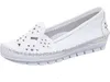 Gemini Damen Slipper Ballerina Leder Cutouts Blumenmuster Produktbild-Vorschau 5