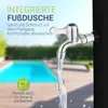 Juskys Solardusche Victoria 60 Liter - 217 cm - bis 60°C – Produktbild-Vorschau 6