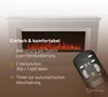 Glow Fire Elektrokamin 'Rhea' 127 | LED Standkamin in weiß Produktbild-Vorschau 6