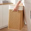 HOMCOM Bambusový koš na bielizeň s vekom, 2 priehradky, 100 Náhľad obrázku produktu 9