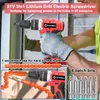 21V příklepové vrtačky Sada akumulátorových šroubováků Náhled obrázku produktu 7