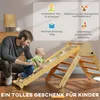 AIYAPLAY 2 in 1 Klettergerüst Set mit Rutsche, Produktbild-Vorschau 8