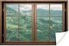 MuchoWow® Poster Aussicht - Bäume - Natur 120x80 cm - Produktbild-Vorschau 1
