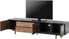 home24 Tv-Lowboard - Echtholzfurnier - Walnuss / Anthrazit Produktbild-Vorschau 6