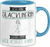 Slacklinerin Tasse Geschenk Ich Bin Slacklinerin Warum Weil Produktbild-Vorschau 1