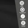 Spannbettlaken Jersey 180-200x200 Schwarz 100% Baumwolle Produktbild-Vorschau 3