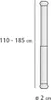 WENKO Teleskop Dusch Stange 110-185 cm Badewannen ohne Produktbild-Vorschau 26