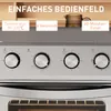 HOMCOM Mini Backofen mit Umluft 24 L 1600W 90-230℃  Produktbild-Vorschau 6