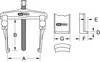 KS TOOLS Estrattore universale a sgancio rapido a 2 bracci Anteprima dell’immagine prodotto 4