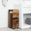 vidaXL Wąska szafka łazienkowa na kółkach z materiału Podgląd zdjęcia produktu 3