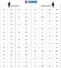 A K-Swiss shoe size chart for men and women. Podgląd zdjęcia produktu