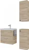 Planetmöbel Badmöbel-Set Waschtisch mit Unterschrank 63 cm Produktbild-Vorschau 1