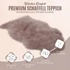 Echtes Lammfell 110cm Schaffell 100 % Naturfell – Produktbild-Vorschau 3