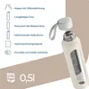 Bouteille en verre Wessper avec housse en silicone – 0,5 L Voir les images du produit 2