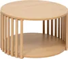 Runder Couchtisch mit Lamellen SLAT, 60 cm Produktbild-Vorschau 1