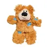 KONG Wild Knots Bears, Hund, Plüschspielzeug, Braun, Plüsch Produktbild-Vorschau 6