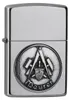 Accendino Zippo Maurer Emblem cromato a benzina antivento Anteprima dell’immagine prodotto 1