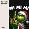 Grinch, diseño "Weihnachtsgrinch", cadena dorada, estilo Vista previa de la imagen del producto 4