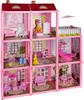 Casa delle bambole in plastica con bambola e accessori ISO Anteprima dell’immagine prodotto 10