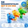 3X Mini Wasserpistolen für Kinder - Große Reichweite & Tank Produktbild-Vorschau 6