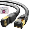 hb-digital 1.5m RJ45 Patchkabel CAT 8.1 S/FTP LSZH schwarz Produktbild-Vorschau 1